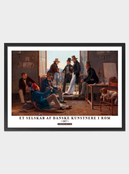 Et Selskab Af Danske Kunstnere I Rom Constantin Hansen Familieplakat dk et-selskab-af-danske-kunstnere-i-rom-constantin-hansen-familieplakat-dk